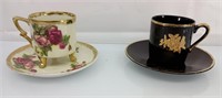 Norcrest & DBK vintage tea cup and saucers
