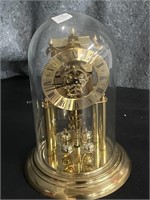 Vintage Elgin Anniversary Clock with Glass Dome ,