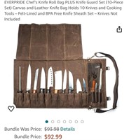 KNIFE ROLL BAG (OPEN BOX)
