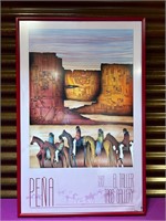 1983 El Taller Taos Gallery Peña Framed Print