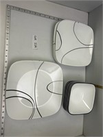 8 Place Setting Corelle Dishes & Bowls