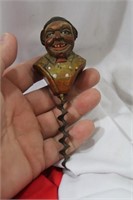 A Vintage German Wooden Figueral Cork Opener