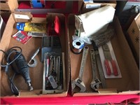 2 Tray Lots of Misc Tools