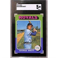 1975 Topps George Brett Rookie Sgc 5