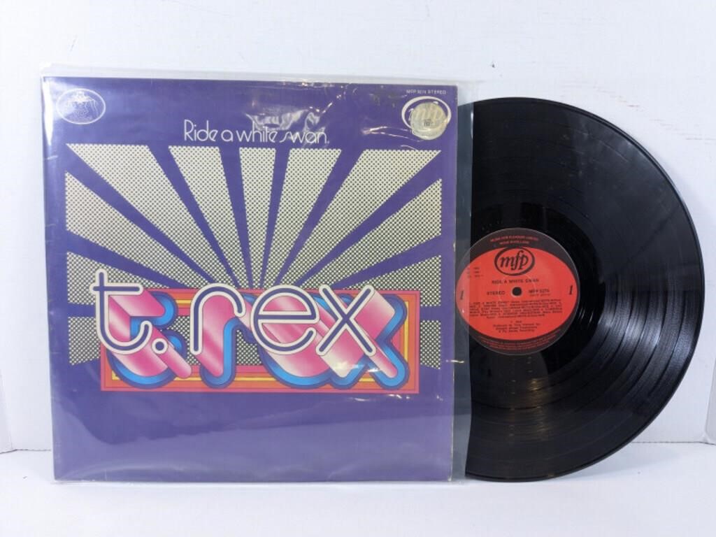 GUC T. Rex "Ride A White Swan" Vinyl Record