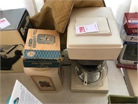 Coffee Maker, Canister, Burger Press