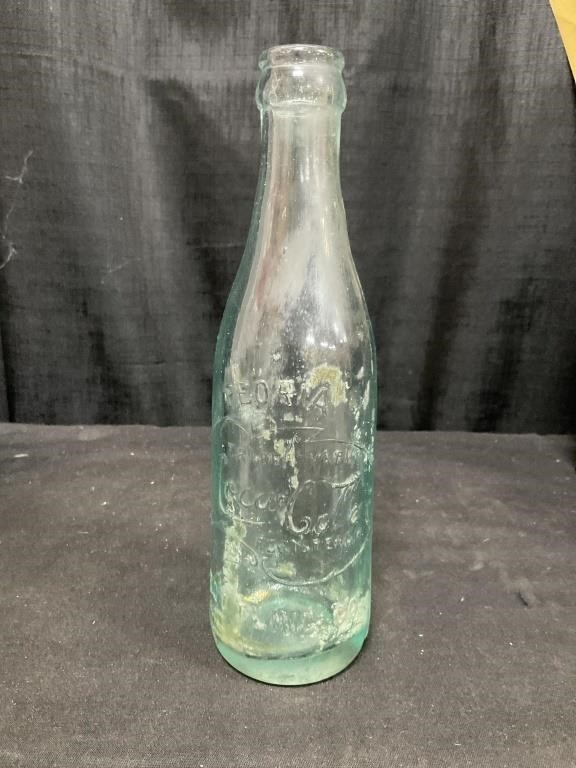 Early Coca Cola Soda Bottle Peoria Illinois