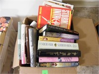 LARGE BOX HARD & PAPER BACK BOOKS