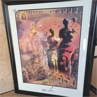 Framed Salvador Dali Hallucinogenic Toreador New