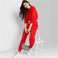 Women's High-Rise Sweatpants - Wild Fable Red ,