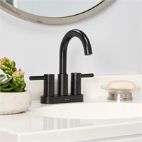 Allen+Roth Black Bathroom Sink Faucet $129