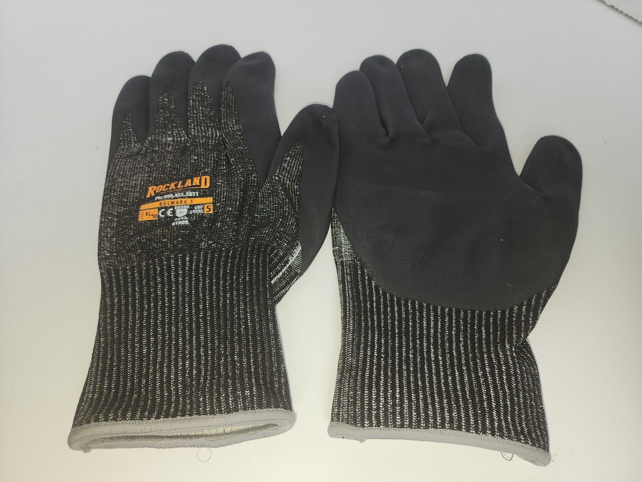 Bulwark Cut Resistant Gloves, Black XL