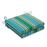 Pillow Perfect Stripe Indoor/Outdoor Square Corner