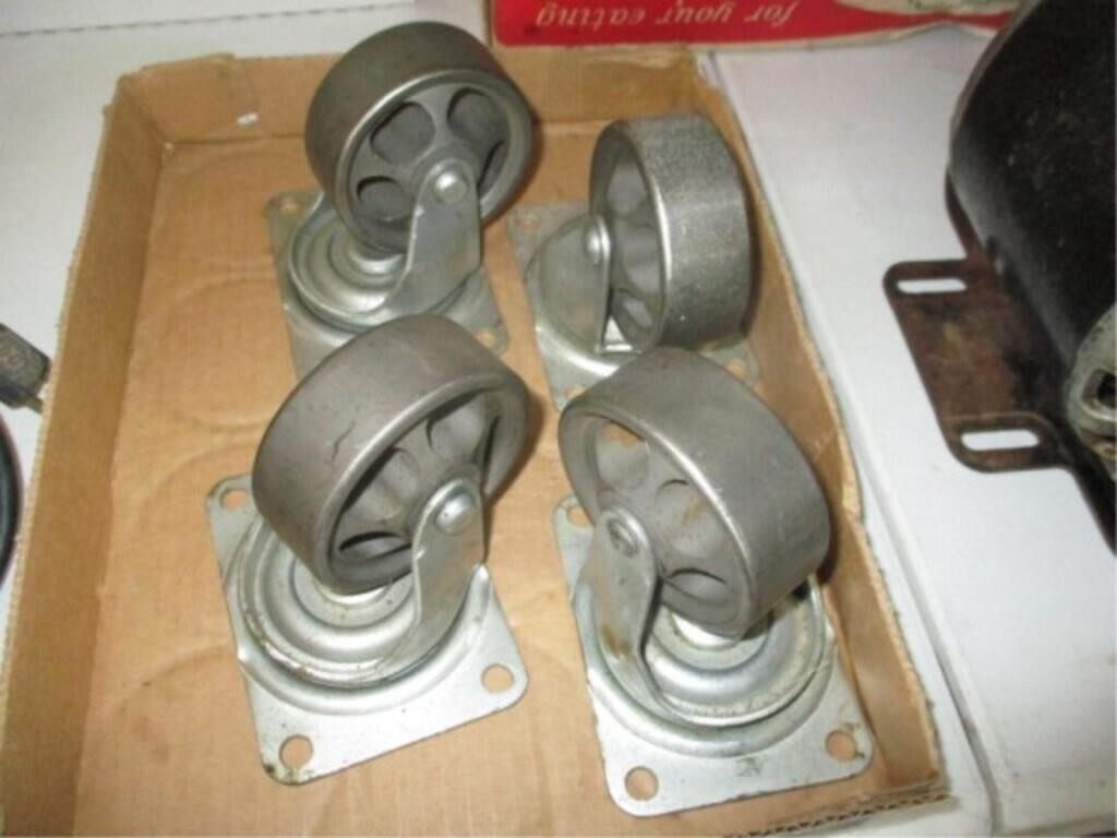 Flat w/4 steel casters