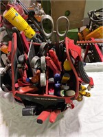Husky bag with assorted tools