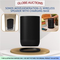 SONOS MOVE(GEN-2)SPEAKER W/ CHARGING BASE(MSP:$559