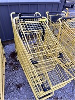 Yellow Shopping Carts lot of (2) #3