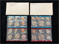 1972 & 1973 US Mint Uncirculated Coin Sets