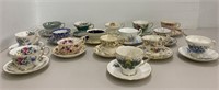 Group vintage /antique cups and saucers incl.