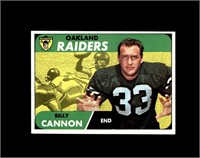 1968 Topps #37 Billy Cannon EX to EX-MT+