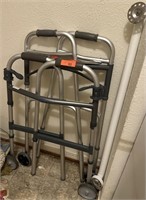 2PC FOLDING WALKERS & MOBILITY HAND RAIL