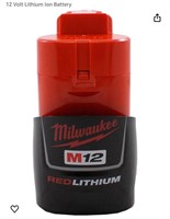 Milwaukee 12 Volt Lithium Ion Battery