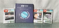 Star Trek Federation Book and 3 Holographic