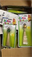 Case of new bird toys hanging pacifiers w/  bells