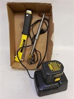 DeWalt 12v Charger, Battery, Stapler, Ratchet