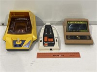 3 x Vintage Battery Operated Hand Held Games Inc.