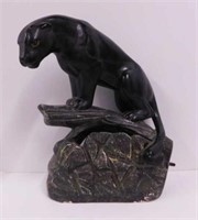 Mid Century Columbia Statuary black panther TV