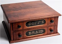 Furniture, Goff's Braid 2-Drawer Thread Cabinet