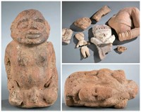 Ethnographic stone and clay objects. 20th century.