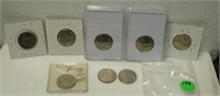 8 MIXED DATE QUARTERS - MOSTLY STATE QUARTERS