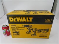 Dewalt 20v neuf , set de 3 outils sans fil avec 2