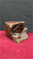 Vintage Burl Wood Slab Display Sculpture