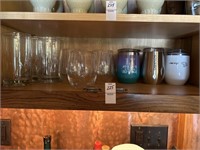 Glassware Shelf Lot