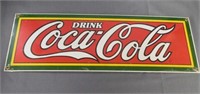 Drink Coca-Cola porcelain sign by Ande Rooney,