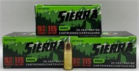 (OO) Sierra 9mm Luger Centerfire Cartridges