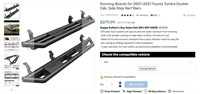 W5264 Running Boards for 2007-2021 Toyota Tundra