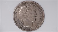 1900 Liberty Head Barber Half Dollar