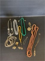 Estate jewelry necklaces, bracelets