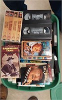 WESTERNS- VHS - CONTENTS OF TOTE
