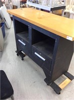 Workbench with two drawers