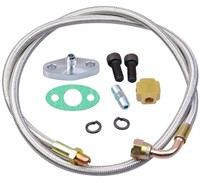 (New)
Turbo Oil Feed Line Kit Compatible with T3