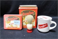 BURMA-SHAVE GIFT SET: MUG, BRUSH AND SOAP SET IN