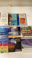 9 Audio Books New In Wrapper CDs Cassettes Live