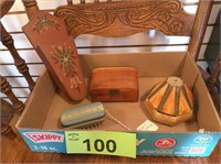Trinket Boxes / Wall Hanging Lot