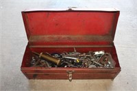 Old Tool Box full of Miscellaneous tools