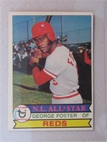 1979 TOPPS GEORGE FOSTER ALL STAR NO.600 REDS